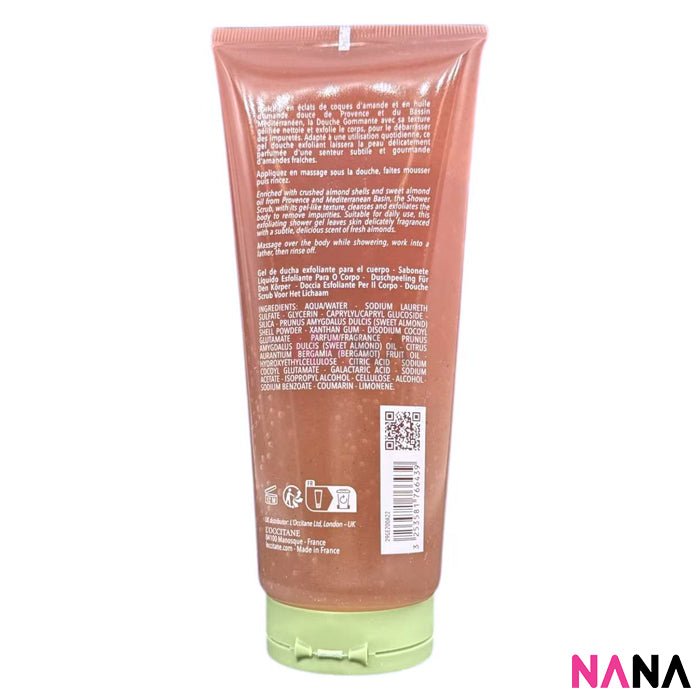 L'OCCITANE Almond Shower Scrub 200ml - NANA MALL