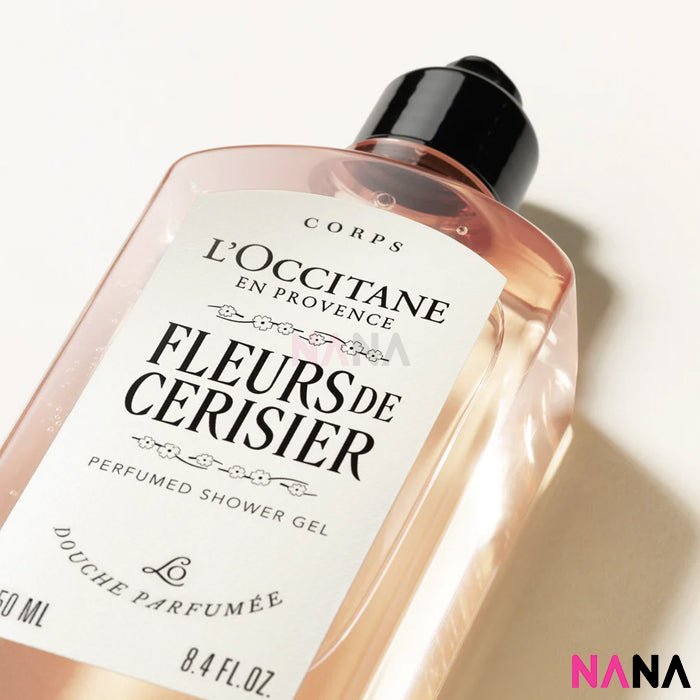 L'Occitane Fleurs de Cerisier Perfumed Shower Gel 250ml (Cherry Blossom) - NANA MALL