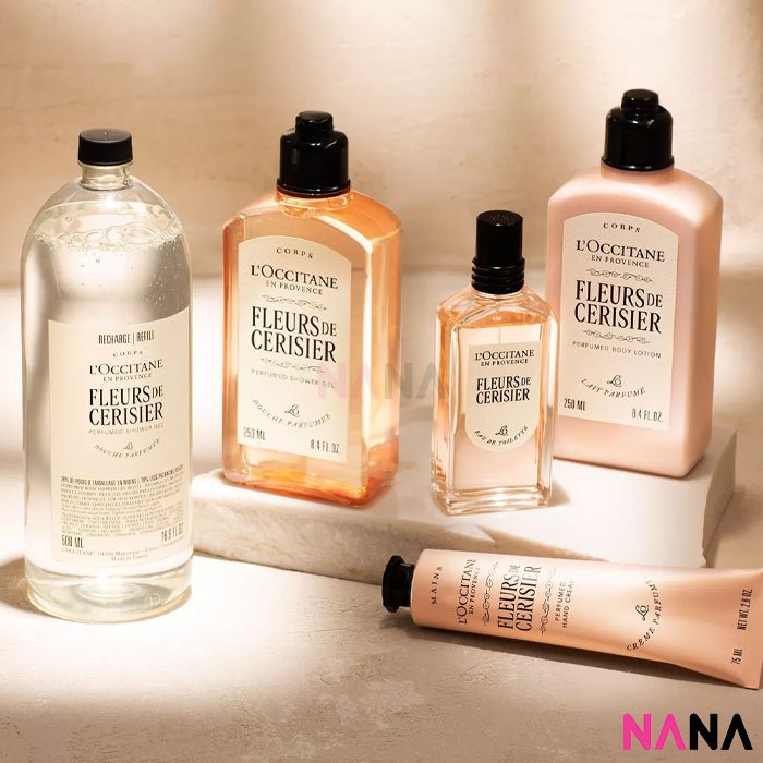 L'Occitane Fleurs de Cerisier Perfumed Shower Gel 250ml (Cherry Blossom) - NANA MALL