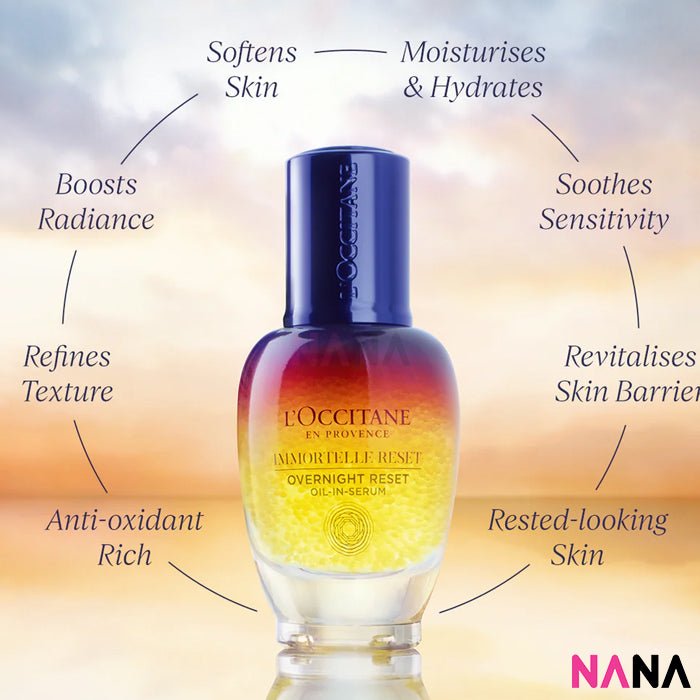 L'OCCITANE Immortelle Overnight Reset Oil - In - Serum 50ml - NANA MALL