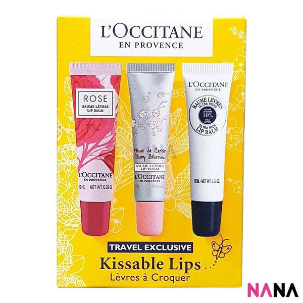 L'OCCITANE Kissable Lips (12ml + 12ml + 12ml) - NANA MALL