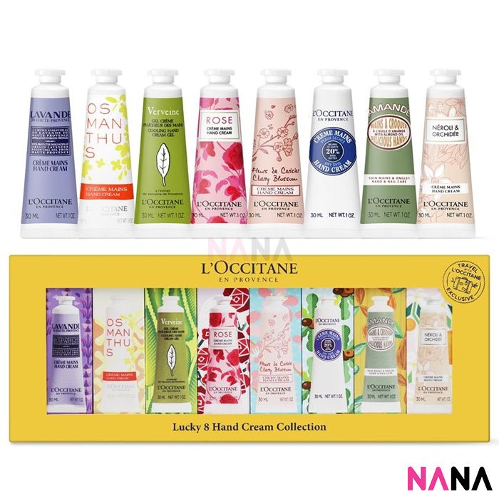 L'OCCITANE Luky 8 Hand Cream Collection 8 x 30ml - NANA MALL