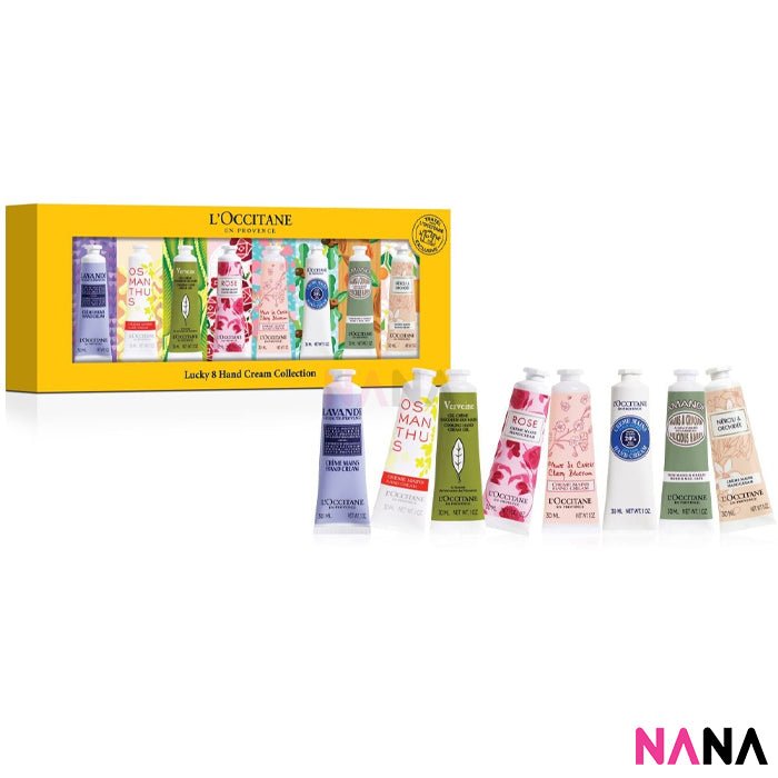 L'OCCITANE Luky 8 Hand Cream Collection 8 x 30ml - NANA MALL