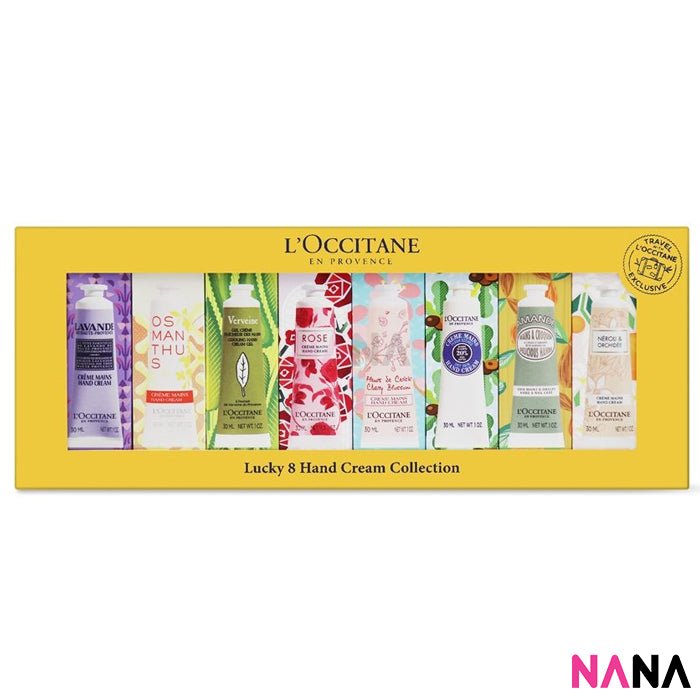 L'OCCITANE Luky 8 Hand Cream Collection 8 x 30ml - NANA MALL