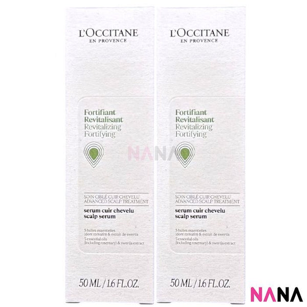 L'OCCITANE Revitalizing Fortifying Advanced Scalp Treatment 50ml x2 - NANA MALL