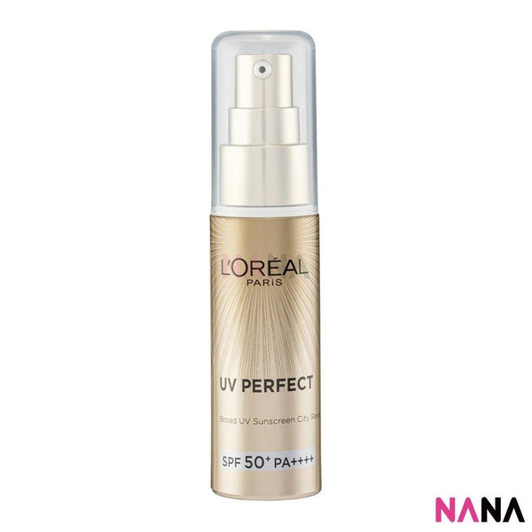 L'OREAL UV Perfect Broad UV Sunscreen City Resist SPF50+ PA++++ 30ml - NANA MALL