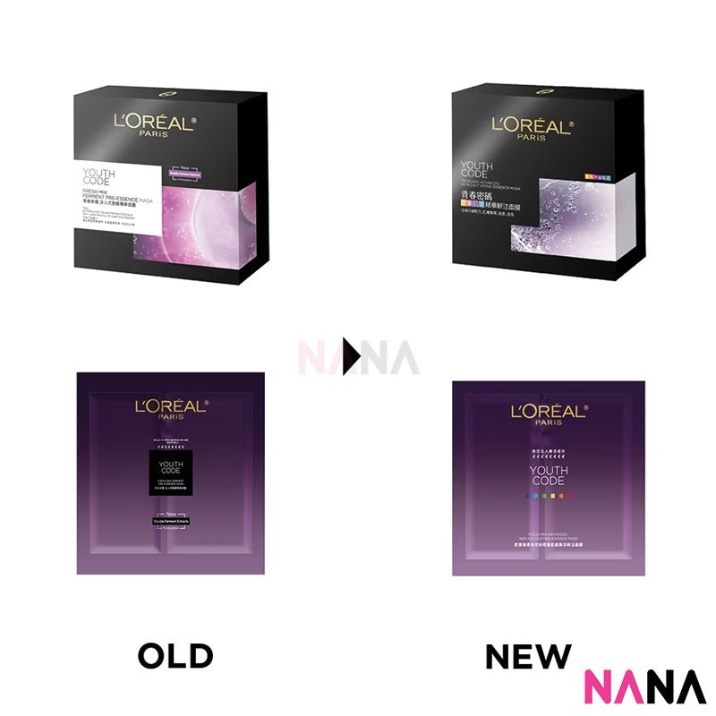 L'OREAL YOUTH CODE Fresh Mix Ferment Pre-Essence Mask 5 sh | NANA MALL
