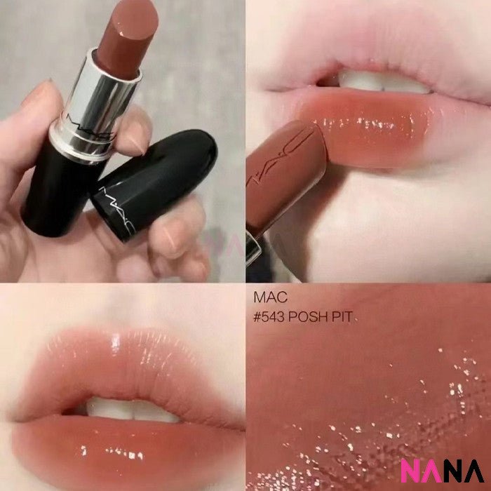 MAC Lustreglass Lipstick - 543 POSH PIT 3g | Buy Online - NANA MALL