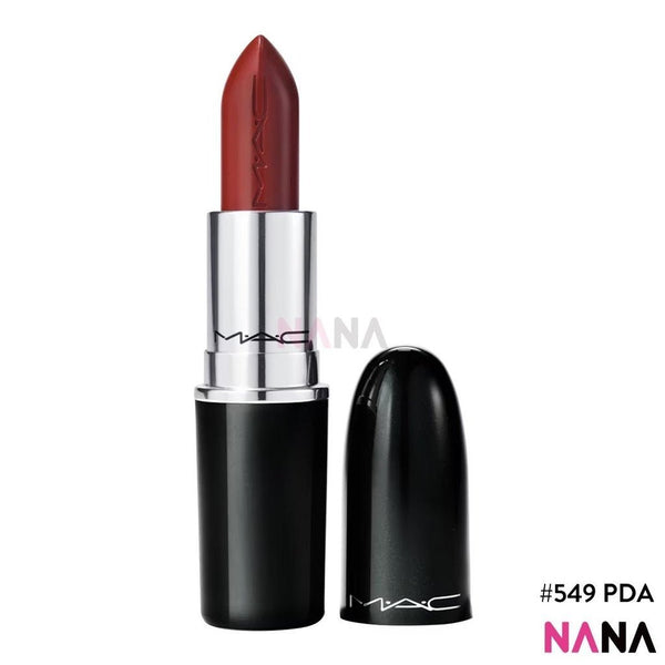 M.A.C Lustreglass Lipstick 549 PDA - BRICKY RED 3g - NANA MALL