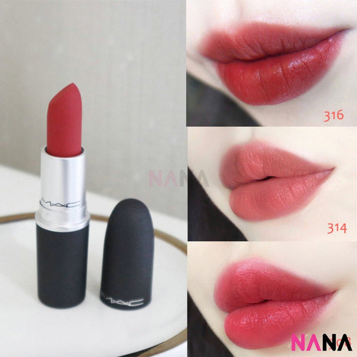 MAC Matte Lipstick Power Kiss Lipstick - Devoted To Chili 3g - NANA MALL