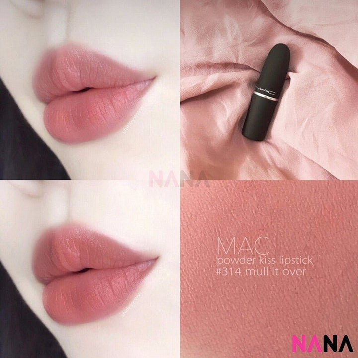 MAC Matte Lipstick Power Kiss Lipstick - Mull It Over 314 3g - NANA MALL
