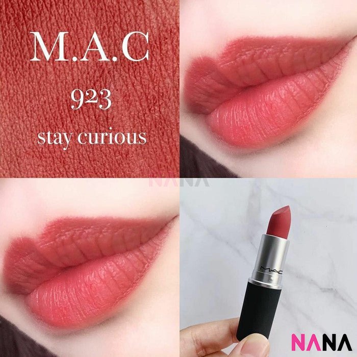 MAC Powder Kiss Lipstick - 923 STAY CURIOUS 3g - NANA MALL