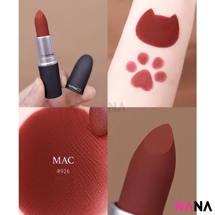MAC Powder Kiss Lipstick - 926 DUBONNET BUZZ 3g - NANA MALL