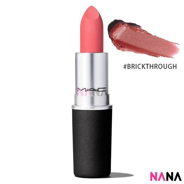 MAC Powder Kiss Lipstick - 930 BRICKTHROUGH 3g - NANA MALL