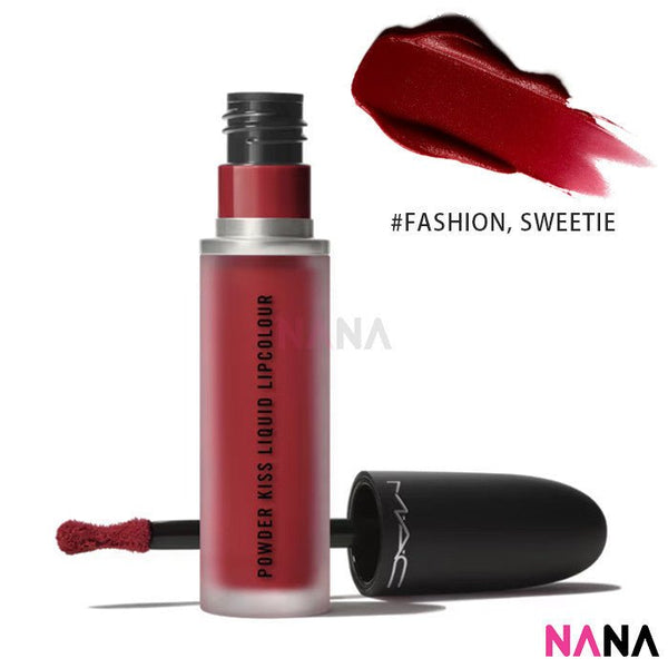 MAC Powder Kiss Liquid Lipcolour - 995 FASHION, SWEETIE 5ml - NANA MALL