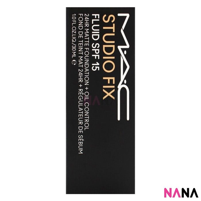 MAC Studio Fix Fluid SPF15 24HR Matte Foundation + Oil Control NC15 30ml - NANA MALL