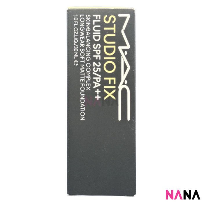 MAC Studio Fix Fluid SPF25/pa++ Foundation Skin Balancing Complex NC12 30ml - NANA MALL