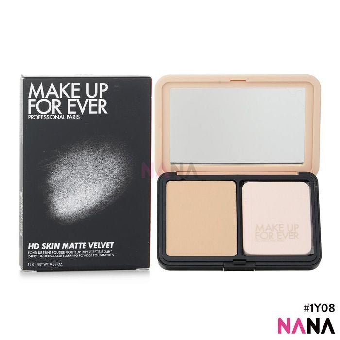 MAKE UP FOR EVER HD SKIN Water - Resistant Powder Foundation 1Y08 Warm Porcelain 11g - NANA MALL