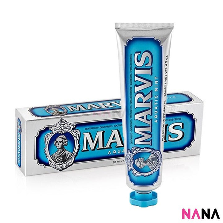 Marvis Whitening Anti - Tartar Toothpaste From Italy 85ml (Cinnamon Mint / Amarelli Licorice / Aquatic Mint / Jasmin Mint / Classic Strong Mint) - NANA MALL