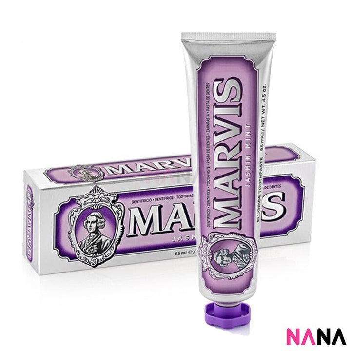 Marvis Whitening Anti - Tartar Toothpaste From Italy 85ml (Cinnamon Mint / Amarelli Licorice / Aquatic Mint / Jasmin Mint / Classic Strong Mint) - NANA MALL