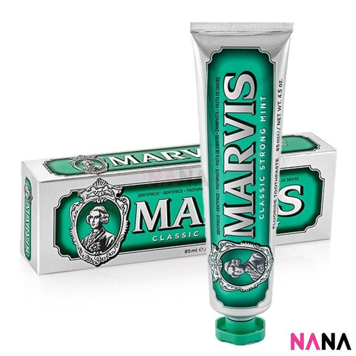 Marvis Whitening Anti - Tartar Toothpaste From Italy 85ml (Cinnamon Mint / Amarelli Licorice / Aquatic Mint / Jasmin Mint / Classic Strong Mint) - NANA MALL
