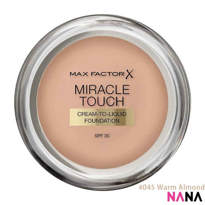 Max Factor Miracle Touch Cream To Liquid Foundation SPF 30 11.5g 040/ 045 - NANA MALL