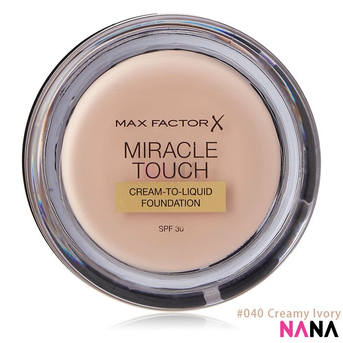 Max Factor Miracle Touch Cream To Liquid Foundation SPF 30 11.5g 040/ 045 - NANA MALL