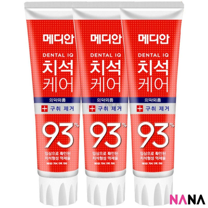Median 93% Dental IQ Toothpaste - Red (3 pcs) - NANA MALL