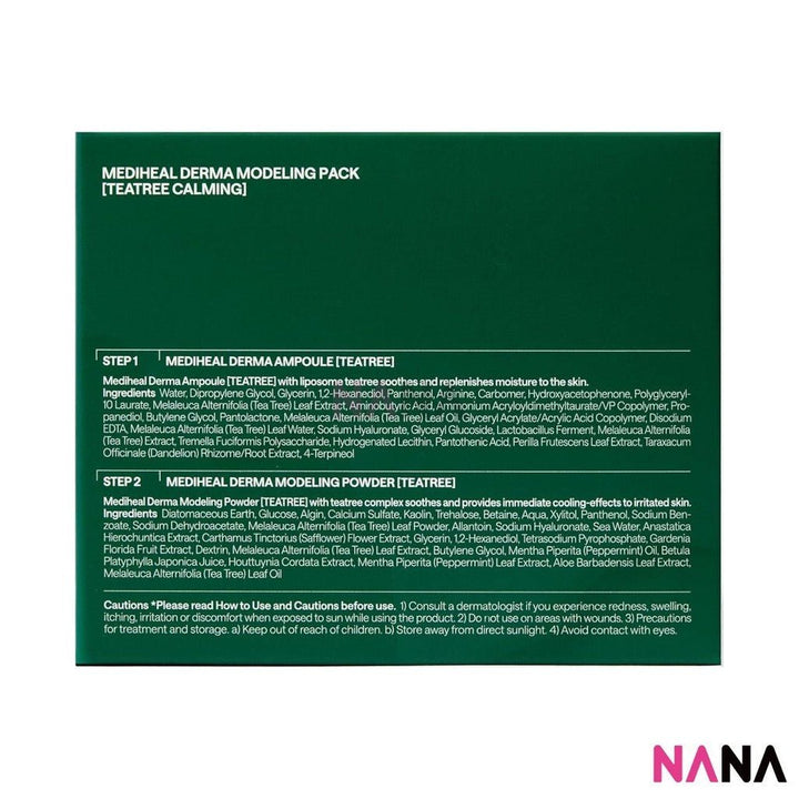 MEDIHEAL Teatree Derma Modeling Pack - Calming 1Set - NANA MALL