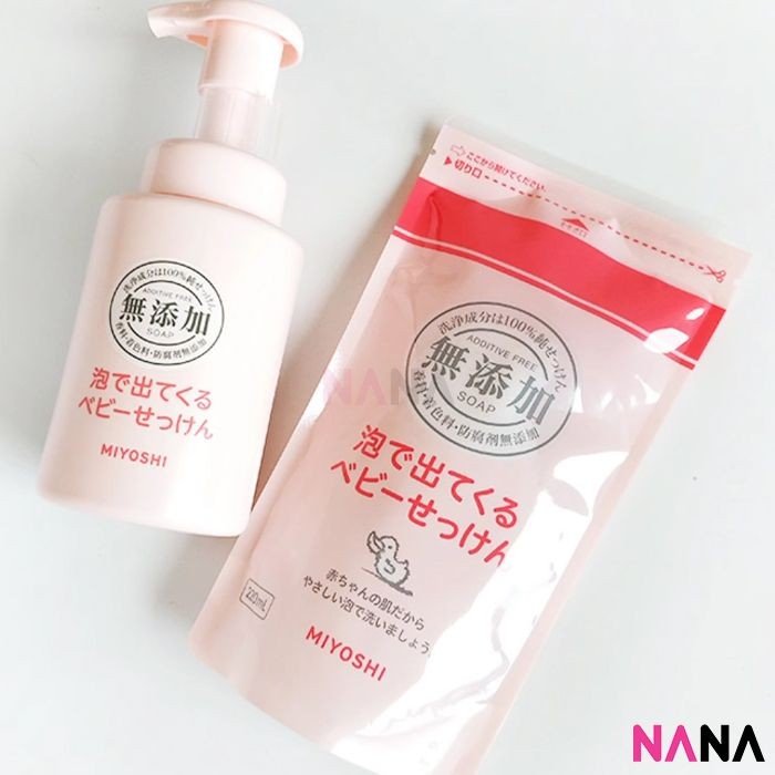 Miyoshi Additive - Free Foaming Baby Soap 250ml - NANA MALL