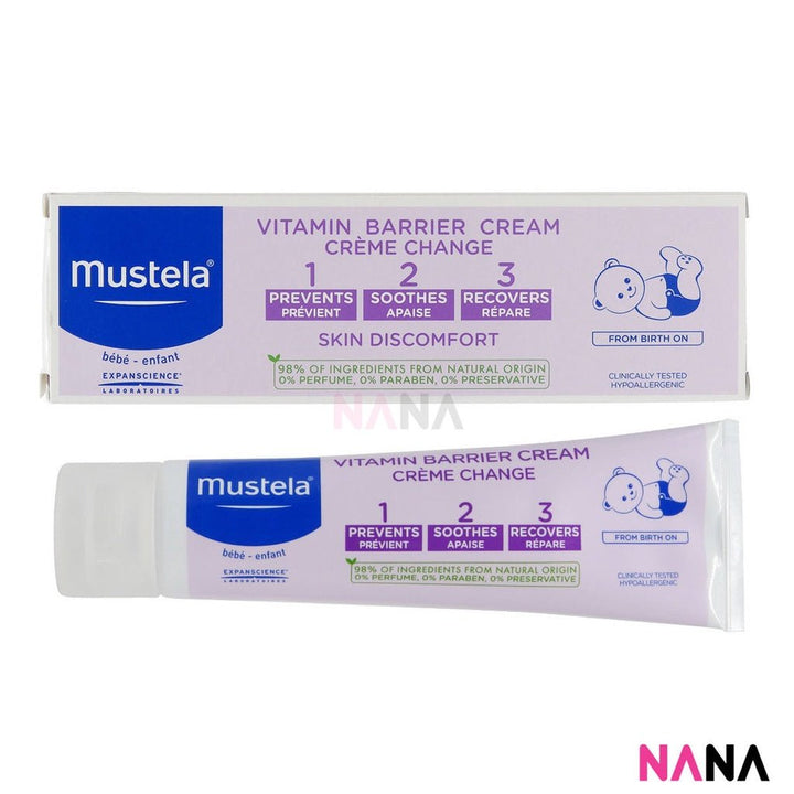 Mustela 1 - 2 - 3 Vitamin Barrier Cream (50ml/ 100ml) - NANA MALL