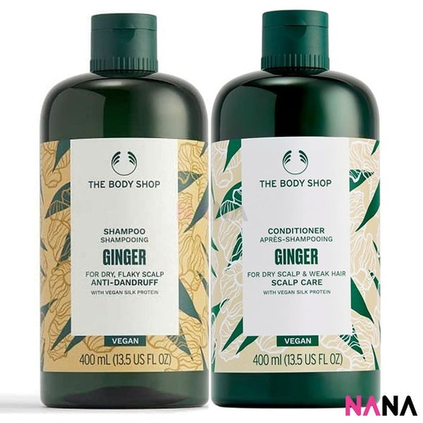 The Body Shop Ginger Anti-dandruff Shampoo Large 400ml + Ginger Scalp Care Conditioner 400ml
