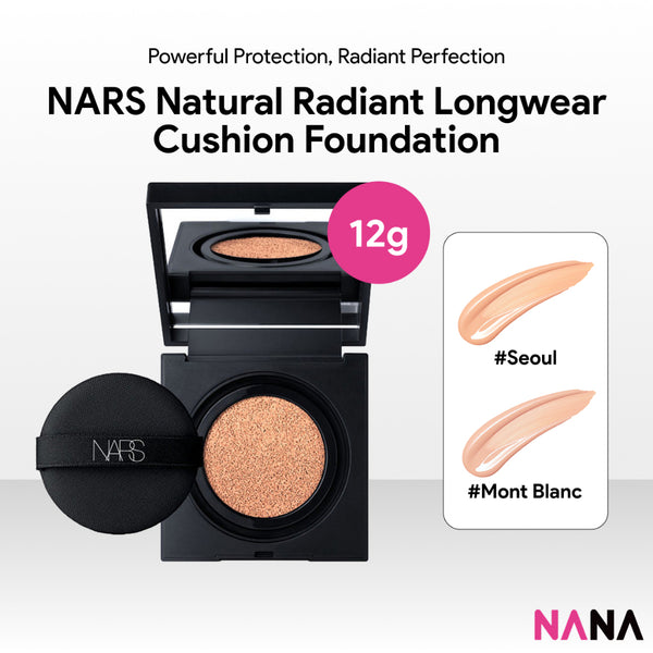 NARS Natural Radiant Longwear Cushion Foundation SPF 50 PA +++ 14g [#Seoul, #Mont Blanc]