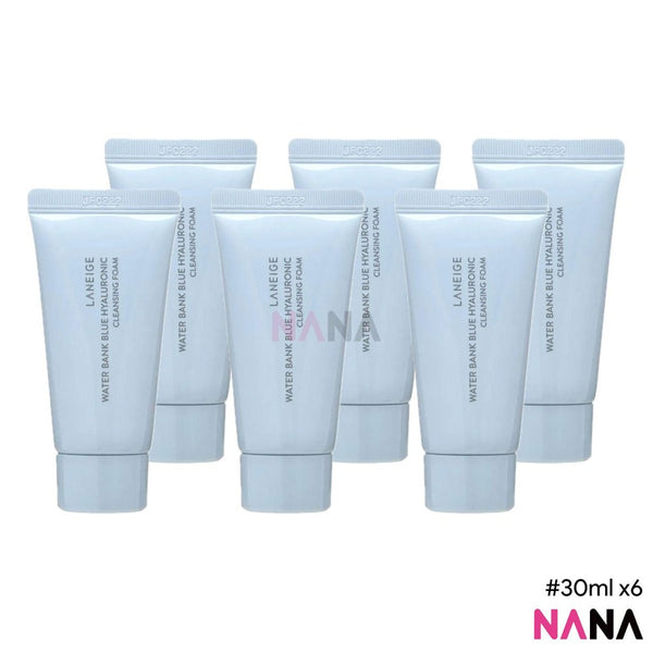 LANEIGE Water Bank Blue Hyaluronic Cleansing Foam 30ml x6