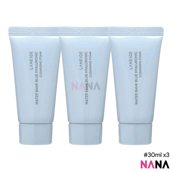 LANEIGE Water Bank Blue Hyaluronic Cleansing Foam 30ml x3