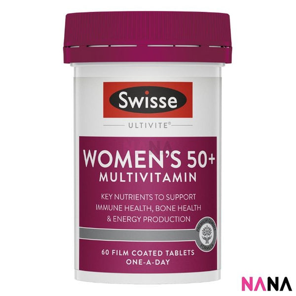 Swisse Ultivite Women's 50+ Multivitamin 60 Tablets(EXP:01 2027)