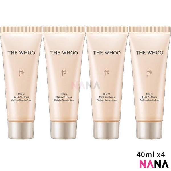 The History Of Whoo Gongjinhyang Clarifying Cleansing Foam 40ml x4