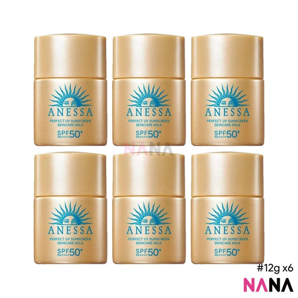 Anessa Perfect UV Sunscreen Skincare Milk SPF50+ PA++++ 12ml x6