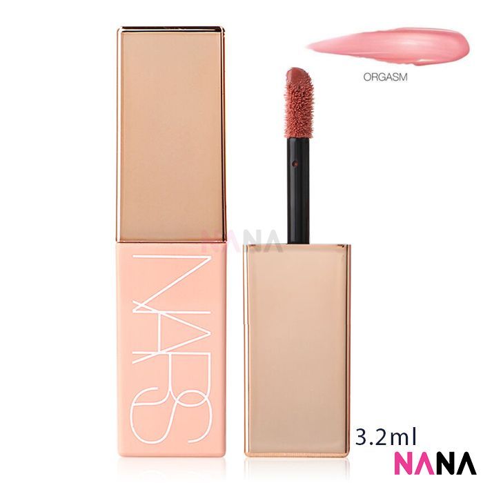 NARS Afterglow Liquid Blush ORGASM - Peachy Pink With Golden Shimmer Sample Pack (3.2ml x 2/1) - NANA MALL