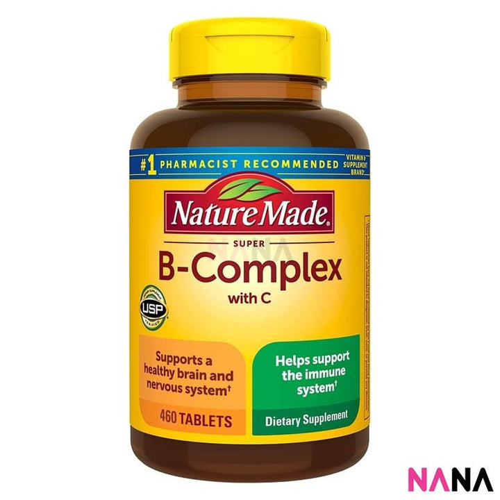 Nature Made Super B - Complex with Vitamin C 460 Tablets - NANA MALL