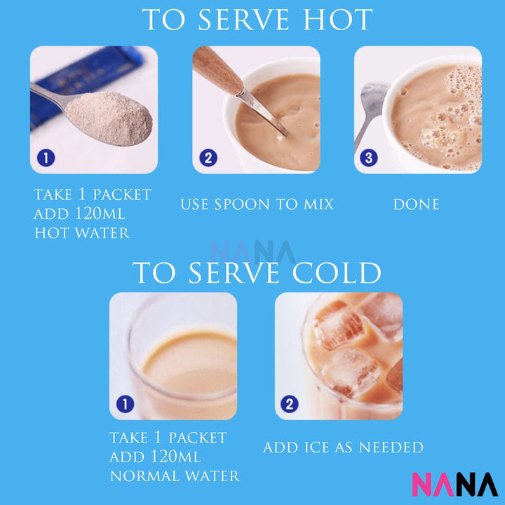 Nitto Kocha Royal Milk Tea 8 Sticks - NANA MALL