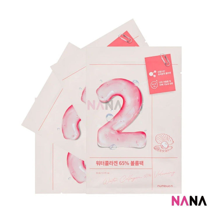 NUMBUZIN No.2 Water Collagen 65% Voluming Mask 4Sheets/box - NANA MALL