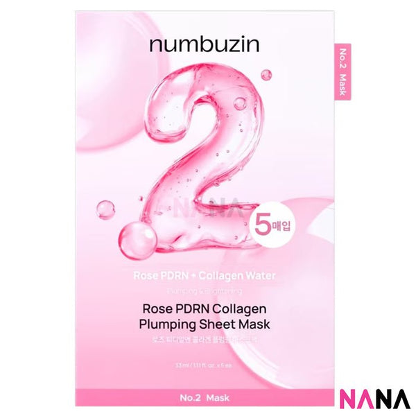 NUMBUZIN No.2 Water Collagen 65% Voluming Mask 5Sheets/box - NANA MALL