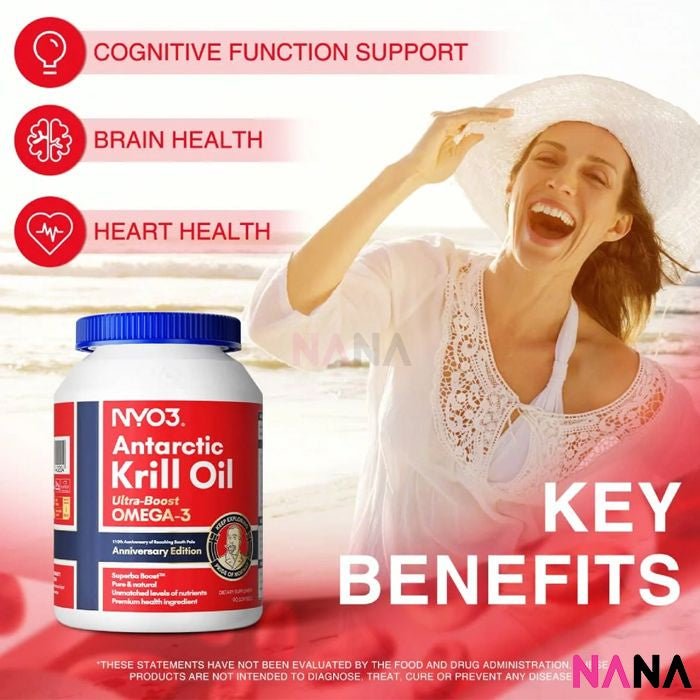 NYO3 Antarctic Krill Oil Amundsen Ultra Boot Omega 3 90Softgels (EXP:11 2028) - NANA MALL