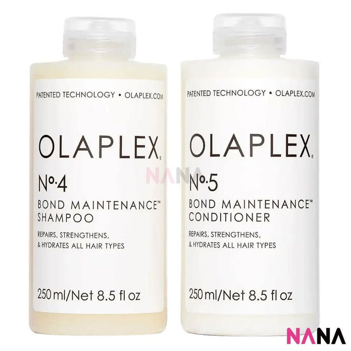 Olaplex Bond Maintenance Set: No.4 Shampoo 250ml + No.5 Conditioner 250ml - NANA MALL