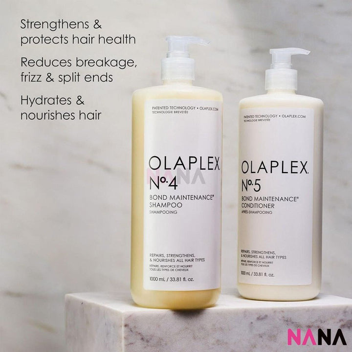 Olaplex Bond Maintenance Set: No.4 Shampoo 250ml + No.5 Conditioner 250ml - NANA MALL