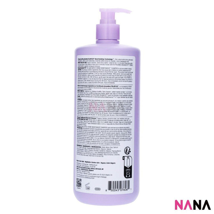 Olaplex No.4P Blonde Enhancer Toning Shampoo 1000ml - NANA MALL