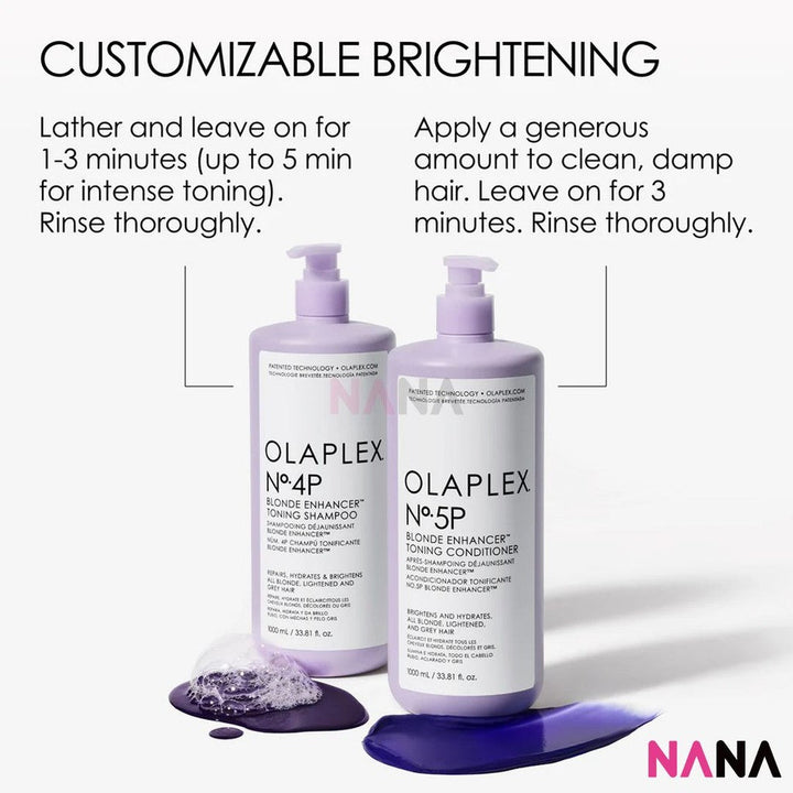 Olaplex No.4P Blonde Enhancer Toning Shampoo 1000ml - NANA MALL
