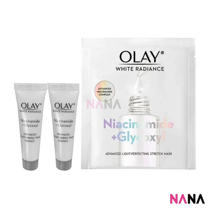OLAY Hydrating & Radiance Pack (Radiance Essence 30ml + 6mlx2 + Toner 45ml + Mask 1pc) - NANA MALL