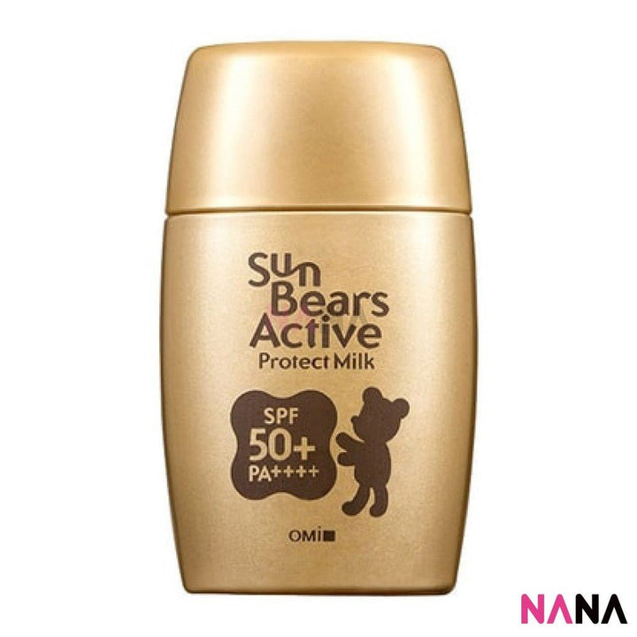 OMI Sun Bears Active Protect Milk SPF50+ PA+++ - Gold (Strong Waterproof & Sweatproof) 30g - NANA MALL